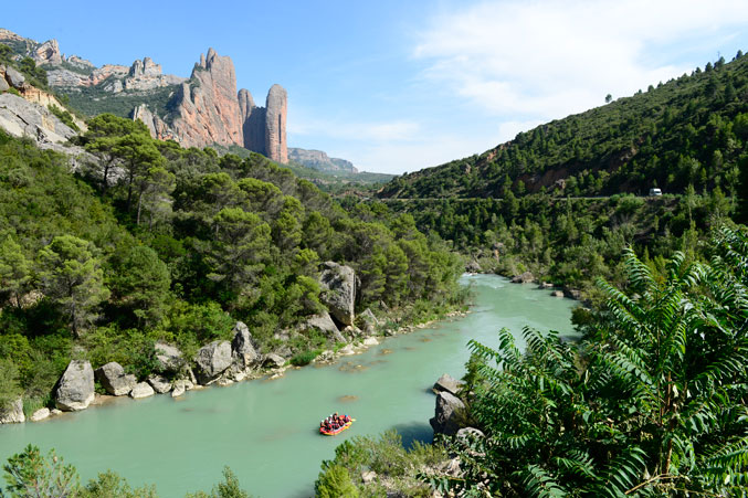 Cañon del río Gállego Rafting y kayak en Pirineos Huesca